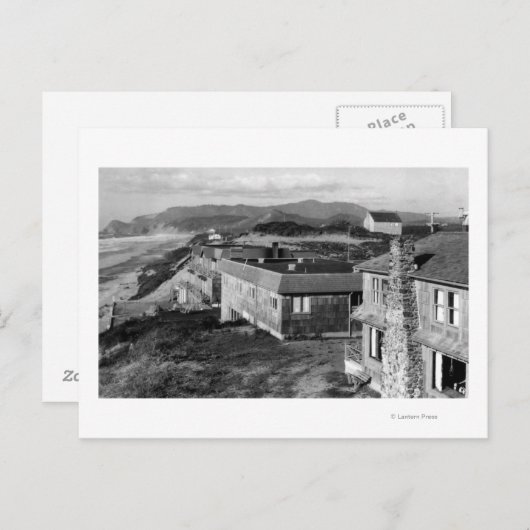 Carte Postale Oceanlake, Oregon Vue de Surftides (Devant / Derrière)