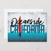 Carte postale Oceanside California Carte postale S (Devant / Derrière)