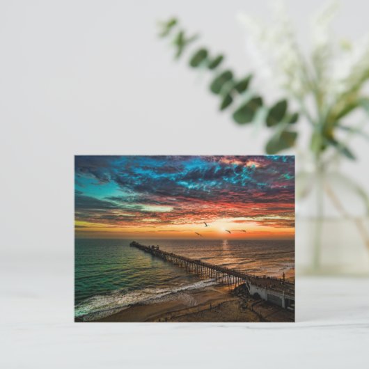 Carte Postale Oceanside Sunset (Debout devant)