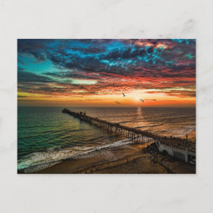 Carte Postale Oceanside Sunset