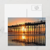 Carte postale Oceanside Sunset (Devant / Derrière)