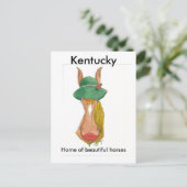 Carte Postale OceTDS184, Kentucky, Maison de beaux chevaux (Debout devant)