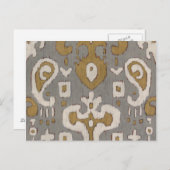 Carte Postale Ochre Ikat I (Devant / Derrière)