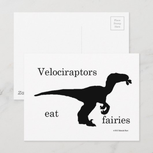 Carte Postale ocirapors eat faifai (Devant / Derrière)