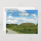 Carte Postale Ocmulgee Mounds National Historical Park Mounds (Devant / Derrière)