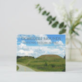 Carte Postale Ocmulgee Mounds National Historical Park Mounds (Debout devant)