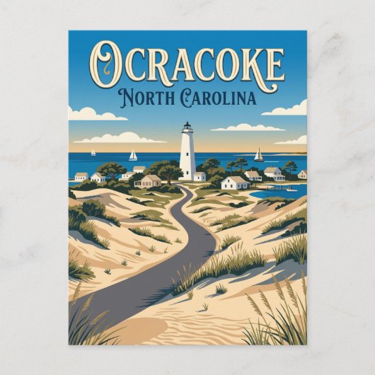 Carte Postale Ocracoke États-Unis (Devant)