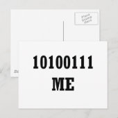 Carte Postale Octets-moi (Devant / Derrière)