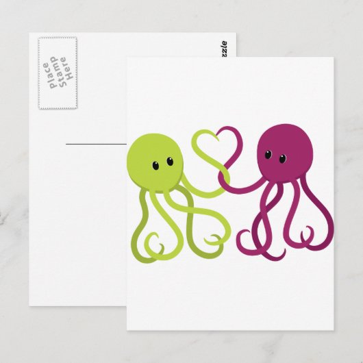 Carte Postale Octo Love (Devant / Derrière)