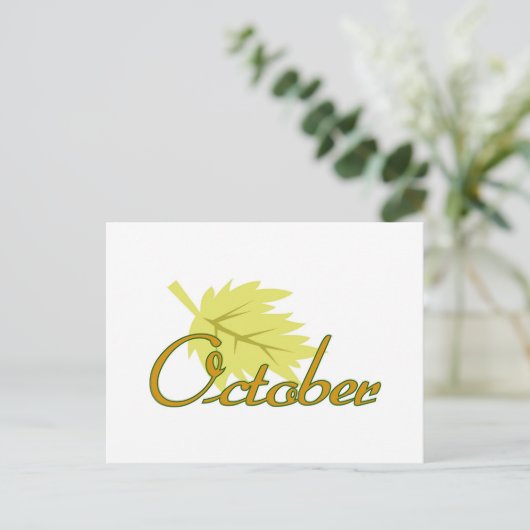 Carte Postale Octobre (Debout devant)