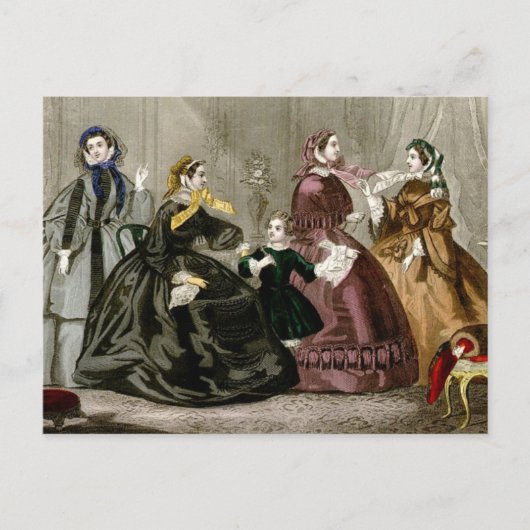 Carte Postale Octobre 1859 Mode (Devant)