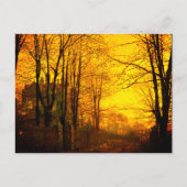 Carte Postale Octobre Afterglow John Atkinson Grimshaw (Devant)