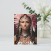 Carte Postale *~ OCTOBRE Femme Déesse de la Coiffure  OPAL AP53 (Debout devant)