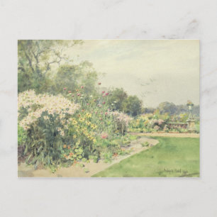 Carte Postale Octobre Fleurs