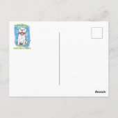 Carte Postale Octobre, Mois de la sensibilisation à Pitbull Épic (Dos)