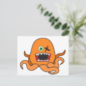 Carte Postale octomonster orange.ai (Debout devant)