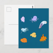 Carte Postale Octopes Dumbo (Devant / Derrière)