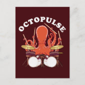 Carte Postale Octopulse | Batteur Octopus (Devant)