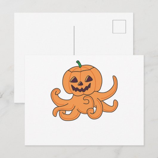 Carte Postale Octopus (Devant / Derrière)