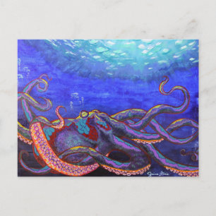 Carte postale octopus