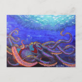 Carte postale octopus (Devant)