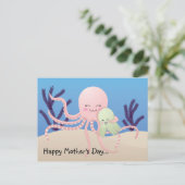 Carte Postale Octopus, Bonne Fête des Mères... (Debout devant)