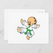 Carte Postale Octopus dans les arts martiaux Karate (Devant / Derrière)