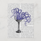 Carte Postale Octopus dans l'évier (Devant)