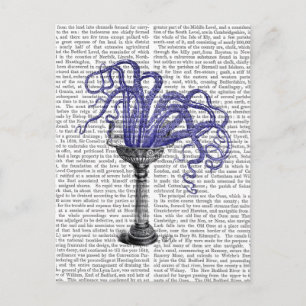 Carte Postale Octopus dans l'évier