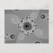 Carte postale Octopus en niveaux de gris (Devant)