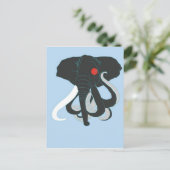 Carte Postale Octopus et éléphant (Debout devant)