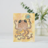 Carte Postale Octopus et Lollypop (Debout devant)