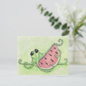Carte Postale Octopus et pastèque (Debout devant)