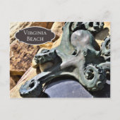 Carte Postale Octopus et Rocks Beach Virginia Beach (Devant)