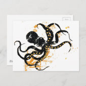 Carte Postale Octopus fou (Devant / Derrière)