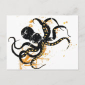Carte Postale Octopus fou (Devant)