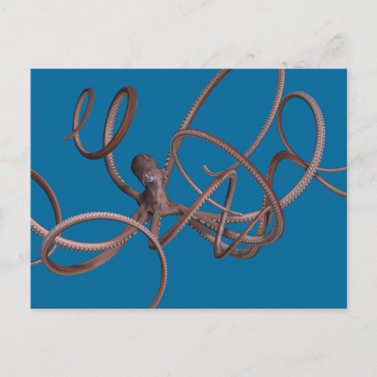 Carte Postale Octopus géant (Devant)