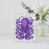 Carte Postale Octopus pourpre (Debout devant)