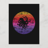 Carte Postale Octopus rétro (Devant)