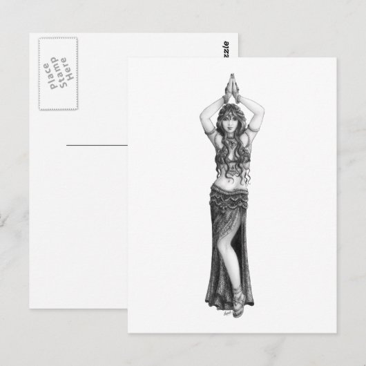 Carte Postale Odalisk (Devant / Derrière)
