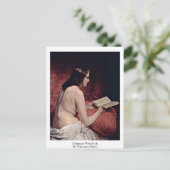 Carte Postale Odalisque Avec Livre De Francesco Hayez (Debout devant)