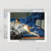 Carte Postale Odalisque De Francois Boucher (Devant / Derrière)