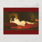 Carte Postale Odalisque - Lefebvre (Devant)