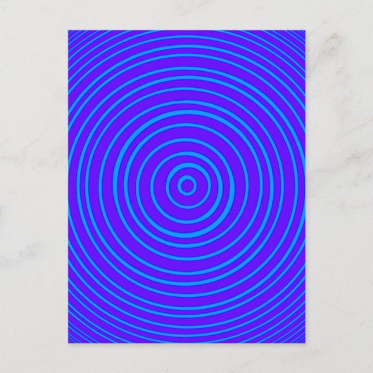 Carte Postale Oddisphere Blue Purple Illusion Optique (Devant)