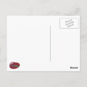 Carte Postale Oddisphere Purple Lime illusion optique (Dos)