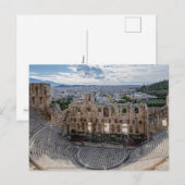 Carte Postale Odéon d'Hérode Atticus : Théâtre antique d'Athen (Devant / Derrière)