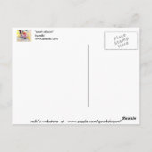 Carte postale "odeur d'amour" (Dos)