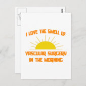 Carte Postale Odeur de chirurgie vasculaire le matin (Devant / Derrière)