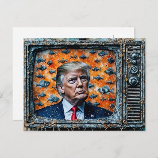 Carte Postale Odeurs De Poisson (Devant / Derrière)