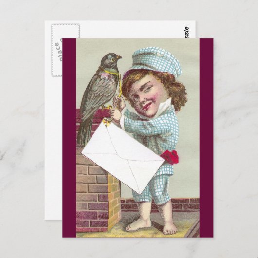 Carte Postale Odfellow Envoie Pigeon Post (Devant / Derrière)